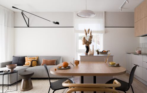 Small,And,Stylish,,Open,Plan,Apartment,With,Kitchen,,Dining,Area