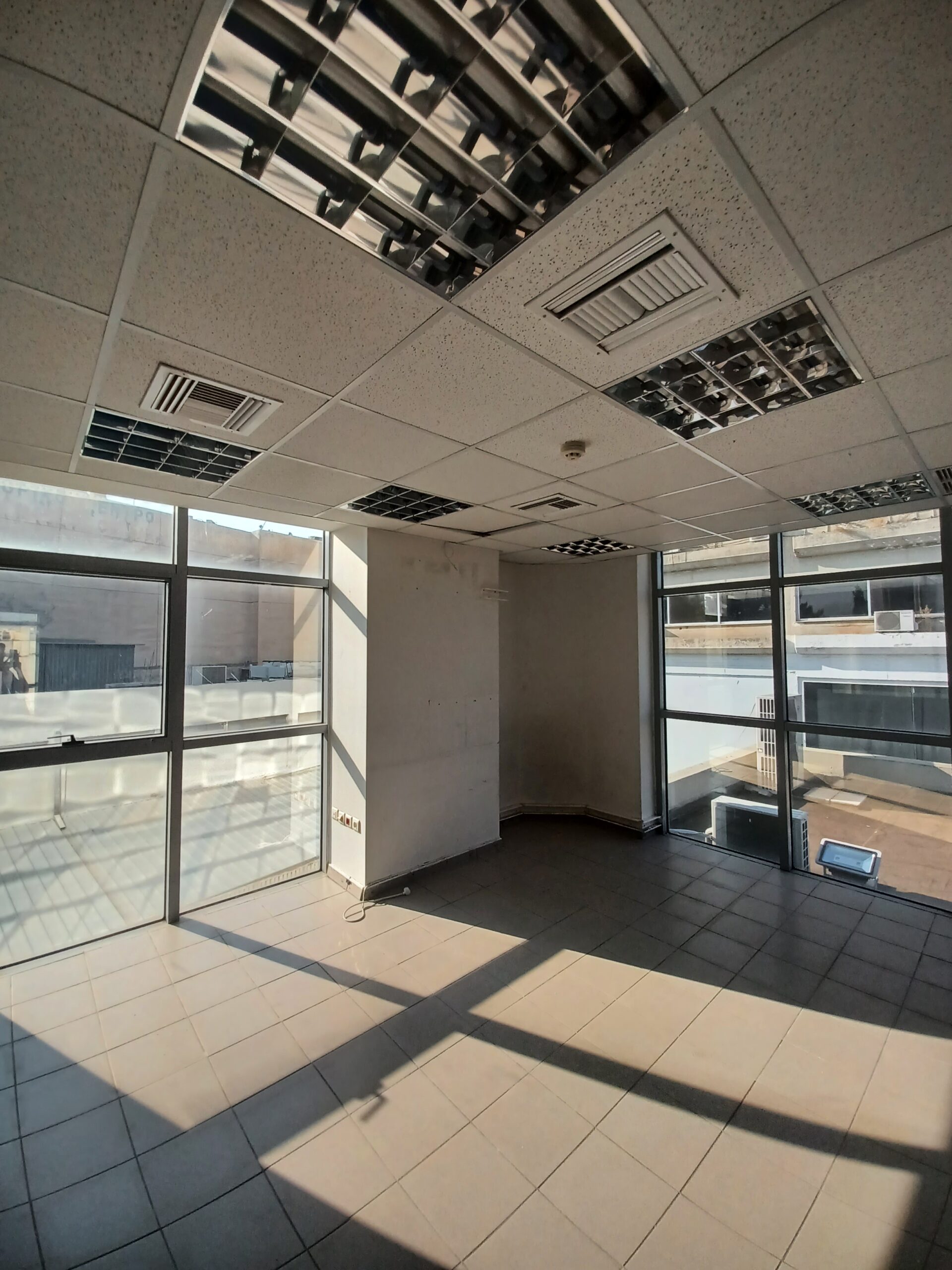 Open office space before renovation, Athens Greece commercial property