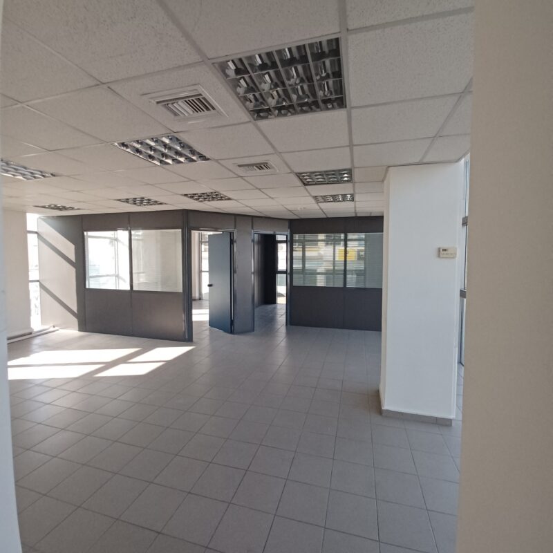 Empty office interior before renovation, Athens Greece commercial space
