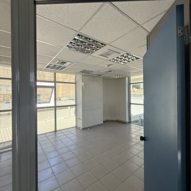 Office hallway before renovation, Canon Athens Greece
