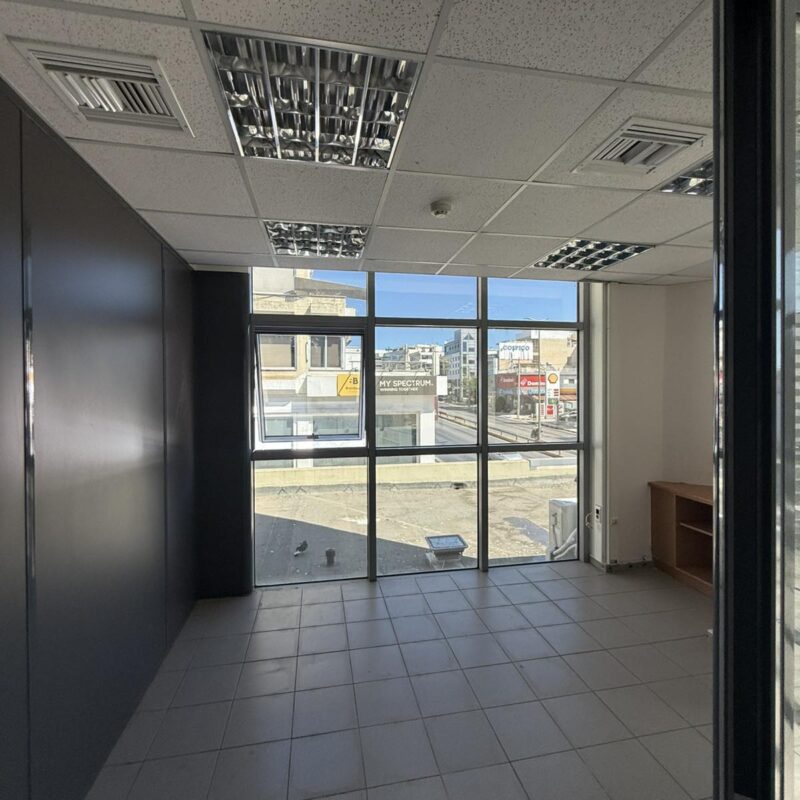 Office corridor before renovation, Canon Athens Greece